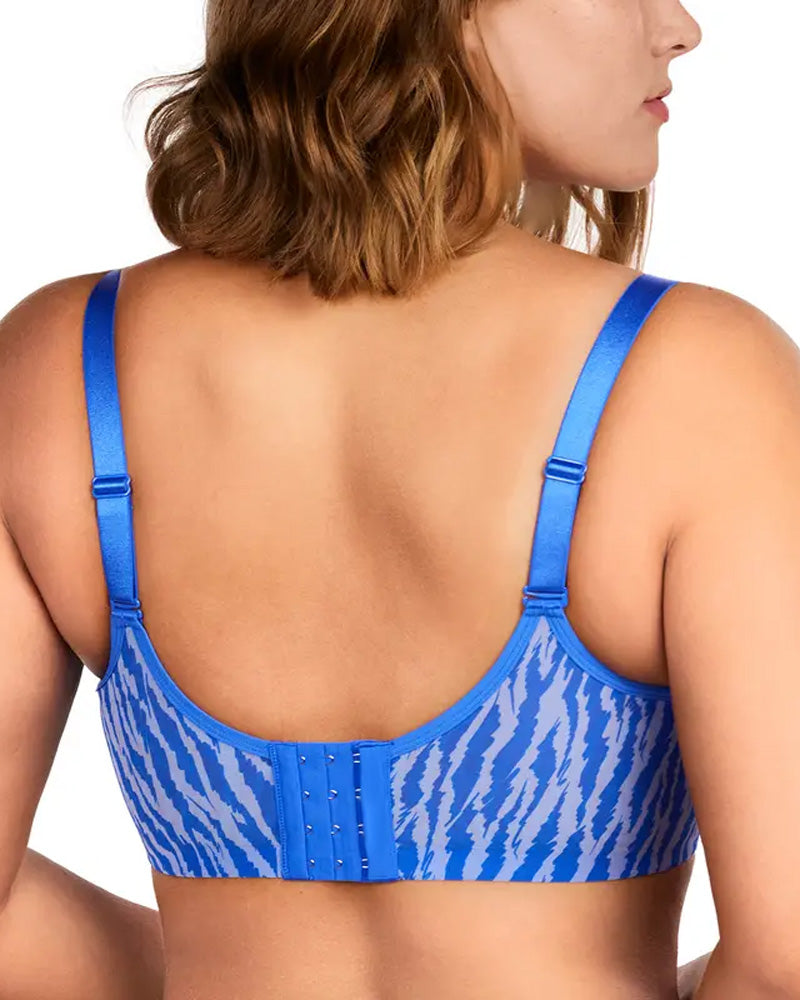 Sheer Zebra Mesh Unlined Underwire Bra