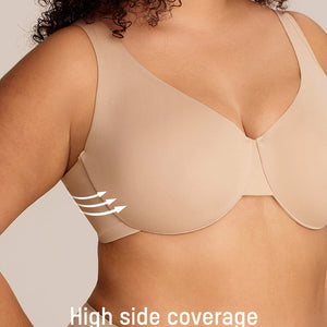 Underwire Adjustable Deep V-neck Bra