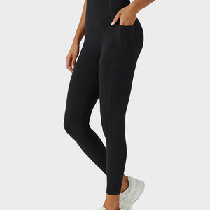 Tummy Control Butt-Lifting Training Leggings with Pockets