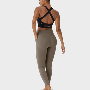 Tummy Control Butt-Lifting Training Leggings with Pockets
