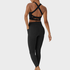 Tummy Control Butt-Lifting Training Leggings with Pockets