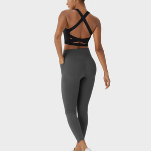 Tummy Control Butt-Lifting Training Leggings with Pockets