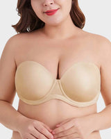 Versatile Underwire Bandeau Bra With Removable Straps