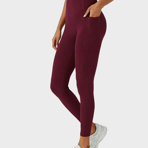 Tummy Control Butt-Lifting Training Leggings with Pockets