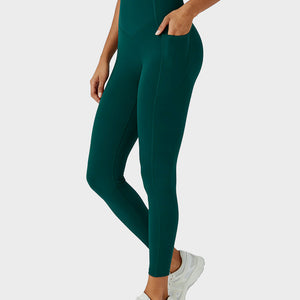 Tummy Control Butt-Lifting Training Leggings with Pockets