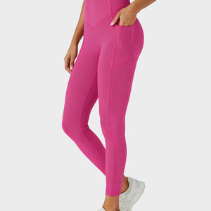 Tummy Control Butt-Lifting Training Leggings with Pockets