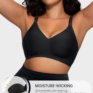 Seamless Soft Comfort Jelly Strip Wireless Bra