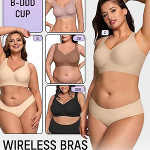 Comfortable Wireless Full Coverage Jelly Smoothing Bra