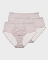 Enchant Floral Lace Brief Underwear (3 Pack)