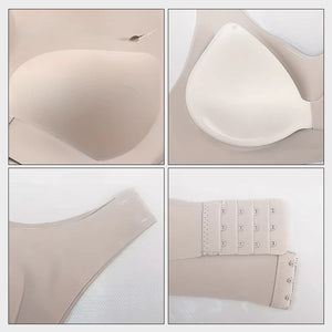 Front Closure Cross-Back Wireless Posture Bra