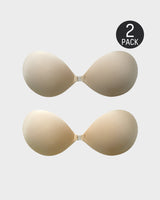 Front Closure Adhesive Invisible Push-Up Bra(2 Pairs)
