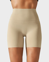 High-Waist Mesh Tummy Control Breathable Boyshorts