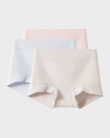 Mid-Waist Cotton Antibacterial Boxer Panties (5 Pack)