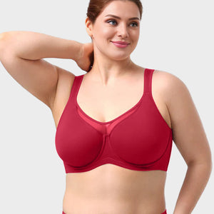 Plus Size Cooling Full Coverage Minimizer Bra