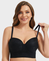 Smooth Lace Longline Strapless Underwire Bra