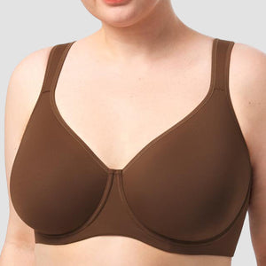 Soft Plus Size Full Coverage Unlined Minimizer Bra
