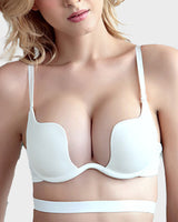 U-Shaped Backless Bra with Lift
