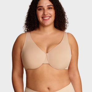 Underwire Adjustable Deep V-neck Bra