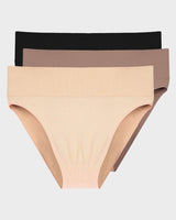 Seamless High Waist Tummy Control Brief Panty (3 Pack)
